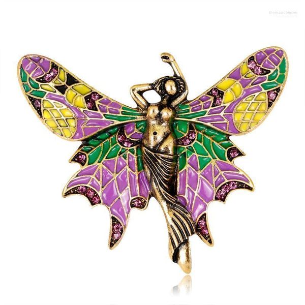 Broches Broches Elf Broche Mode Sauvage Sirène Papillon Femmes Pin Bijoux Accessoires1