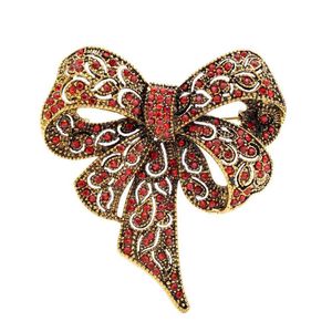 Broches Broches Rétro Européen et Américain Grand Pistolet Noir Alliage Bow Broche Costume Accessoires Cravate Cor Pin Drop Livraison Otvvk