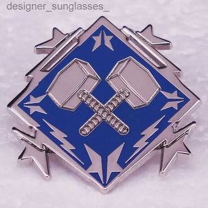 Pins Broches ex Legends Dubbele Hamer Emaille Pin Broche voor Mannen Vrouwen Metalen Badges Pins Broches voor Rugzak Lel Sieraden AccessoiresL231117