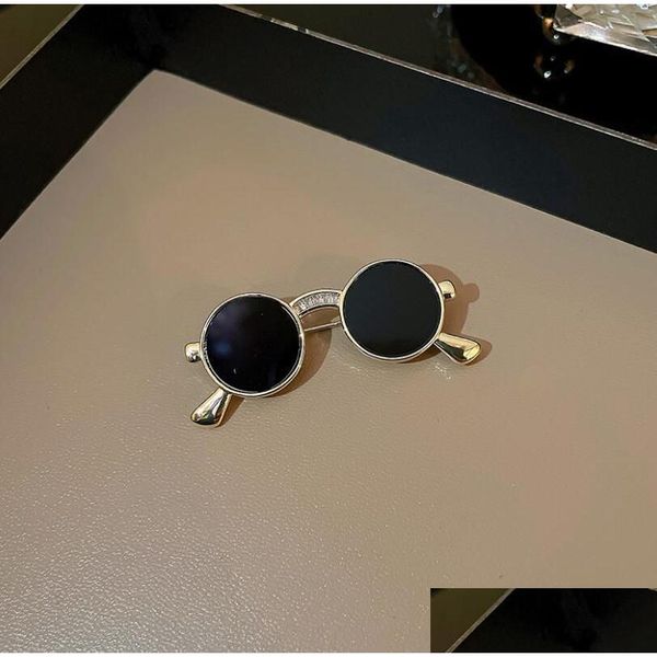 Broches Broches Bijoux De Mode Lunettes De Soleil Broche Pour Femmes Niche Conception Lunettes Délicat Accessoires Drop Delivery Dhk34