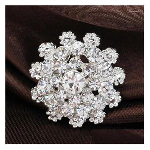 Épingles, broches mode brillance ramine de neige broche petit color cols épingle vêtements sacs de chapeau décoration gouttes livraison bijoux dh5gn