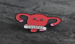 Pins broches feminismo hurra dibujos animados Cutorus uterus esmaltalina placa de solapa accesorios de la niña potencia mujeres039 derechos femi1257395