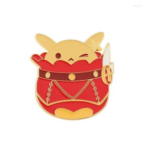 Pins broches genhin impact Klee Email Anime Pin Bag Rapel Badges Backpack Decoratieve sieraden Gift Accessoires Kirk22