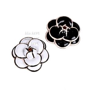 Pins Broches Hoge Kwaliteit Emaille Camellia Bloem Designer Broches Voor Vrouwen Dame Bruiloft Bruidsboeket Broche Jurken Pins Mode-sieraden Feestgeschenken 2024