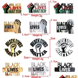 Broches Broches I Cant Breathe Black Lives Matter Protest Brooch Huile Essentielle Pins Bouton Manteau Veste Col Pin Badge Broches Bijou Dho4B