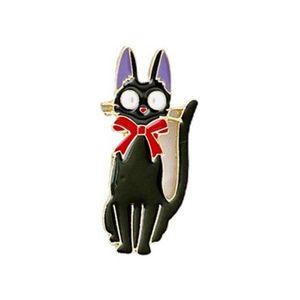 Pinnen broches Japanse cartoon boeket meisje voor vrouwen goud vergulde bowtie katten email verfbadges ins dier legering pin denim shirt j dhovw