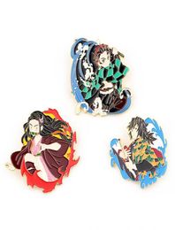 Alfileres Broches K3079 Anime mariposa esmalte Pin dibujos animados creativo broches metálicos sombrero de tela de vaquero insignia Collar joyería 8883232