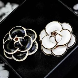 Broches coréennes de haute qualité, camélia de luxe, grande fleur, broches pour femme, boutonnière, cadeau, bijoux 315Z