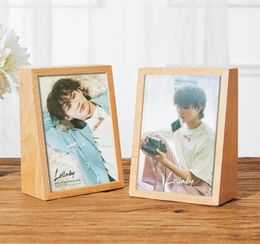 Broches broches KPOP GOT7 6 pouces, boîte à musique en bois, décoration de Table en bois pour I Fans Collection 29406189693