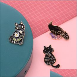 Épingles Broches Revers Émail Corbeau Pins Personnalisé Witchy Bookish Six Of Crows Broches Shirt Bag Badge Fantasy Book Witch Animal Dhgarden Dhdzm