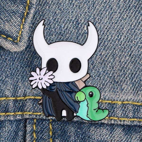 Alfileres, broches LT626 juego Hollow Knight creatividad lindo esmalte Pin en ropa mochila Collar sombrero insignia solapa joyería regalos