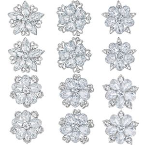 Broches broches meedoz womens lot lot cristal strass de marquise marquise fleur de fleur de broche ensemble pour diy kit de bouquet de mariage de mariage dhbvx dhbvx