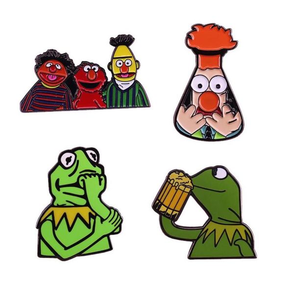 Alfileres Broches Muppet Show Pin DrHoneydew039s Víctima perpetua desafortunada asistente Vaso Bert Ernie That039s Ninguno de mi Bu8837484