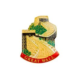 Pins, Broches National Badge Chinese Great Wall Pin Gift Souvenir China Reizen Broche Bag Rugzak Jas Reclame Sieraden Medaille