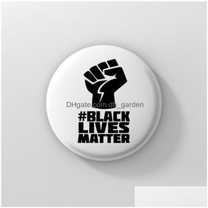Pins Broches Nieuwe Collectie I Cant Breathe Black Lives Matter Protest Broche Essentiële Olie Knop Jas Jas Kraag Pin Badge Sieraden D Dhbwn