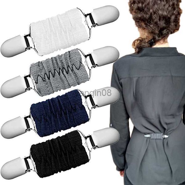 Alfileres Broches Nuevo Vestido Cinch Clips Set Elástico Ropa Clip para apretar Vestido Cardigan Collar Clips Camisa Clips Back Cinch para Mujeres Niños HKD230807