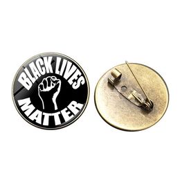 Pins, Broches Nieuwe I Cant Breathe Black Lives Matter Protest Time Gem Badge Pins Broches Knop Jas Jas Kraag Pin Sieraden Drop Dhwbs