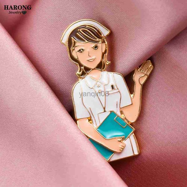 Broches Broches Nouvelle Infirmière Médicale Broche En Alliage De Zinc Badge Médecin Graduation Étudiant En Médecine Cowboy Veste Épinglette Accessoires pour Ami Cadeau HKD230807