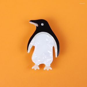 Pinnen broches pinguïn arcylic handgemaakte broche veiligheid kinderen schattig kawaii dieren mode kleine sieraden kerstcadeau groothandel kirk22