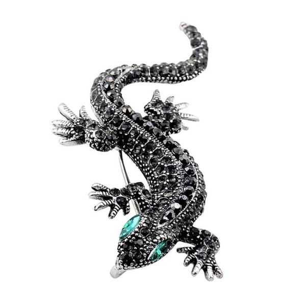 Pins Broches Pins Broche Lizard para Women039s Camisa Lindos Regalos de Plata Joya de moda Pin de metal Juego de esmalte Gecko W6645168