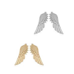 Broches Broches Retro Angel Wings Broches Mens Badge Broche Pin Serpent Revers Médaille Femmes Col De Chemise Vêtements Accessoires Drop Deliv Dhg5T