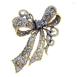 Broches Broches Rétro Haut De Gamme En Alliage Arc Pour Les Femmes Strass Cristal Revers Écharpe Boucle Corsage Badge Luxulry Bijoux Accessoires Kirk22