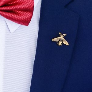 Pins Broches SAVOYSHI drôle Bronze abeille broche pour hommes costume manteau Badge broches bijoux revers cadeau nouveauté Animal chemise Accessor249T