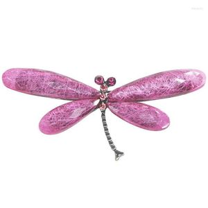 Pins broches Sharpin Rhinestone Dragonfly for Women Animal Scarf Clips Men Party Broche Pin Sieraden Kirk22