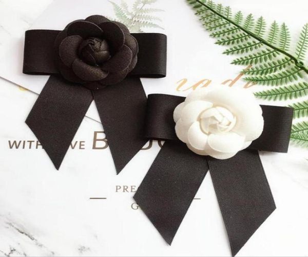 Broches broches simples ruban bowknot à la mode fleurie faite à la mode ol élégante broche de chemise tendance accessoires 23764995592373