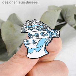 Broches broches statues facettes épingles artiste broche femmes broches chapeau de sac en cuir accessoires masculins femmes bijoux artiste joelryl231117