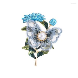 Broches broches top design plante papillon fleur broche féminine costume cheongsam accessoires accessoires de badges créatifs broche coror pour dame drop dh7or