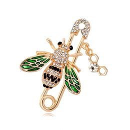 Épingles broches TRENDY Small Bee for Women Elegant Crystal Colorf Animal Brooch épingles Lady Fashion Party Bijoux ACCESSOIRES DROP DEVRIVE DHCYC