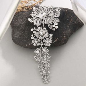 Broches broches WEIMANJINGDIAN marque cristal strass grand coffre pour mariage bouquet décoration bijoux G230529