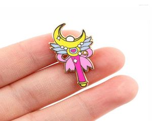 Pins broches heksen maanbadges met anime email pin tas revers cartoon op rugzak decoratieve sieraden cadeau accessoiresspins6524009