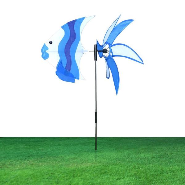 Pinwheel Wind Spinner para niños Decoración de la fiesta del viento Favores de la fiesta Juguetes para el jardín Decoraciones del césped del jardín Decoración de hilanderos de viento