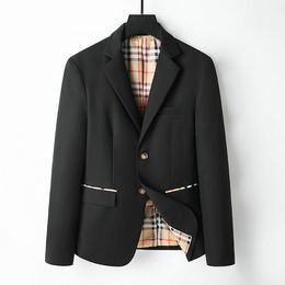 Créateur pionnier de nouveaux costumes pour hommes, manteau de luxe d'automne, coupe slim, fleur à la mode, beau garçon