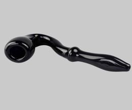 Pijpen om te roken Black Sherlock heeft een grote ronde bowl-ringcirkel van 6quot lange pijp5299819