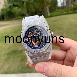 Piquet Audemar Frosted Version Royal Series Men S pols Watch Top Automatische mechanische beweging Boys Fashion All Match Business Casual High Quality