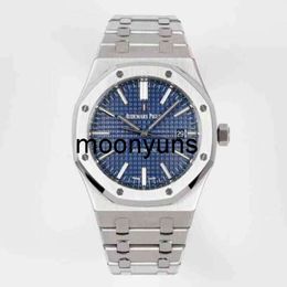 Piquet Audemar Luxury Mens Mechanical Watch ZF Factory 15400 Black Blue Gray Dial Swiss 3120 voor Men Es Brand PolsWatch XKYB Hoge kwaliteit