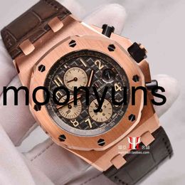 Piquet Audemar Luxury Mens mécanique montre ROYA1 0AK MACHINEURS OFFSHORE 26470OR A125CR.01 Swiss ES Brand Wristwatch High Quality
