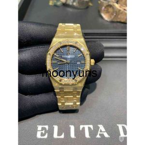 Piquet Audumar Luxury Mens mécanical montre Aibi Gold Diamond Automatic Tableau 15451BA ZZ.1256ba.01 Swiss Watches Brand Wristwatch High Quality