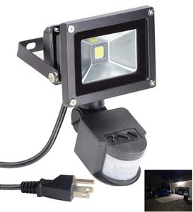 PIR Infrarood Motion Sensor LED Floodlight 10W 20W 30 W 50W 100W COB IP65 LED Flood Light voor Tuin LED-spotder buiten