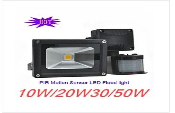 Projecteur LED avec détecteur de mouvement PIR, projecteur de haute qualité, 10W 20W 30W 50W, bonne affaire 1227810