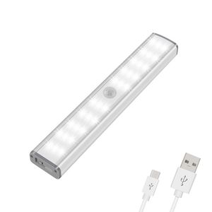 Capteur de mouvement PIR lumière LED USB sans fil LED cuisine/applique murale 3 Mode niveau de luminosité 30 LED lumière d'armoire