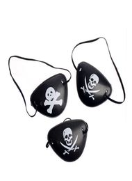 Pirate Eye Patch Halloween Masquerade Pirate Accessories Cyclops Oogpatch Lazy Amblyopia Skull Oogpatch Hoge kwaliteit8802192