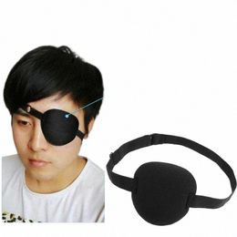 Pirate Eye Patch Unisexe Noir Unique Eye Patch Eyepatch Un Oeil Wable Réglable Ccave Patch Kid Pirate Cosplay Costume 77Xj #