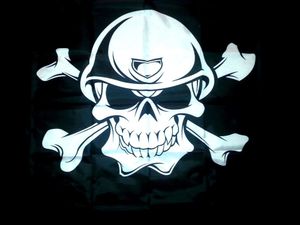 Piraat Vlag 3x5 FT Custom Jolly Roger Skull and Cross Banner 90x150cm FP10