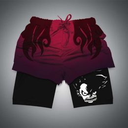 Los pantalones cortos de playa de doble capa para adultos con estampado digital 3D de Pirate King son muy vendidos