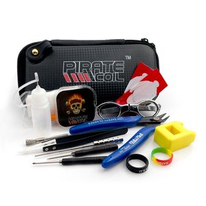 Piraat V3 DIY Tool Kit 14 In 1 Coil Jig Pincet Tang Reparatie Tool Kits Borstels Fles Katoen Accessoires opslag X6 Tas