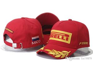 Pirelli PZERO Baseball Caps F1 Racing 6 panel golf strapback merk hip hop mannen vrouwen masculinos toca chapeu bone aba reta Snapback2233